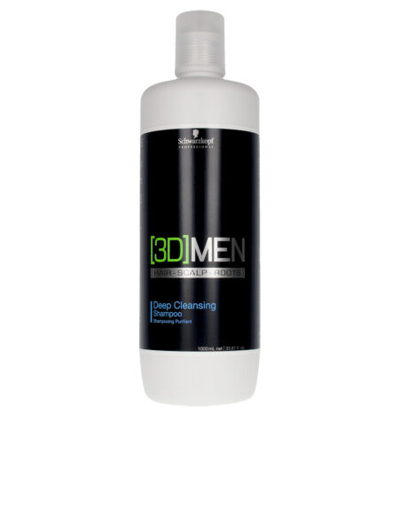 3D MEN deep cleansing shampoo 1000 ml by Schwarzkopf