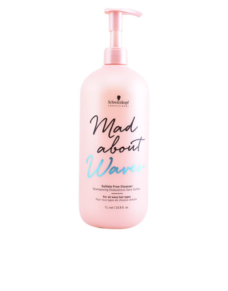 MAD ABOUT WAVES sulfate free cleanser 1000 ml by Schwarzkopf