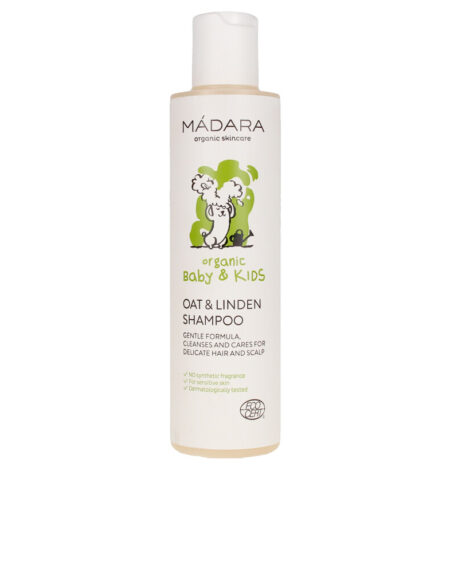 BABY&KIDS oat&linden shampoo 200 ml by Mádara organic skincare