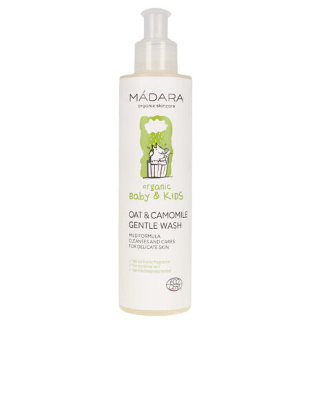 BABY&KIDS oat&camomile gentle wash 190 ml by Mádara organic skincare