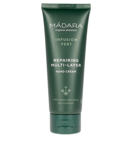INFUSION VERT repairing multi-layer hand cream 75 ml by Mádara organic skincare