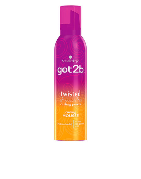 GOT2B TWISTED double curling power mousse 250 ml by Schwarzkopf