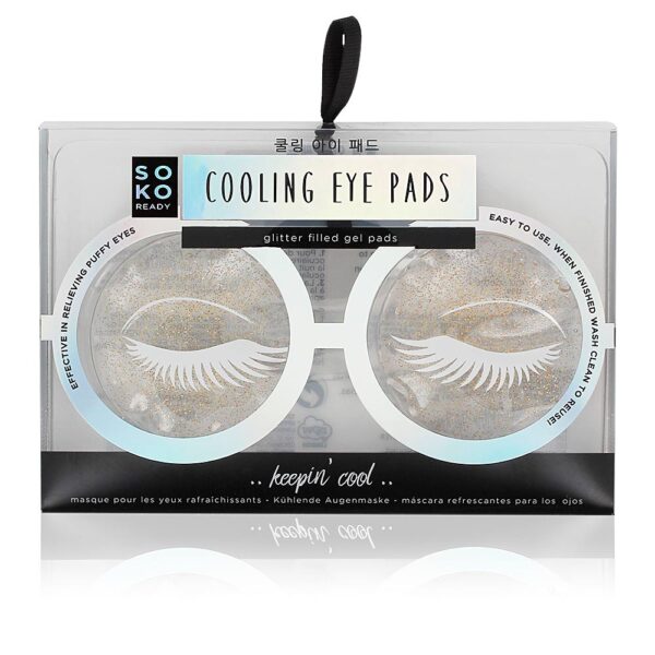 COOLING EYE PADS glitter filled gel pads by Oh K!