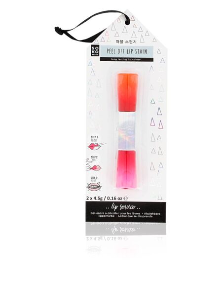 PEEL OFF LIP BALM STAIN long lasting lip color 2 x 4