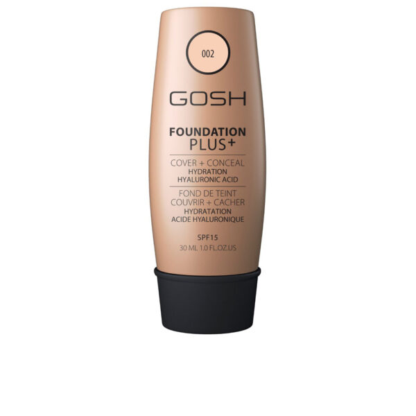 FOUNDATION PLUS+ cover&conceal SPF15 #002-ivory 30 ml by Gosh