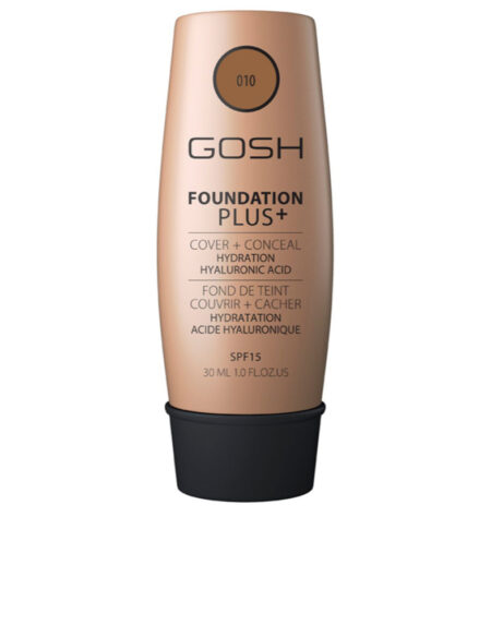 FOUNDATION PLUS+ cover&conceal SPF15 #010-tan 30 ml by Gosh
