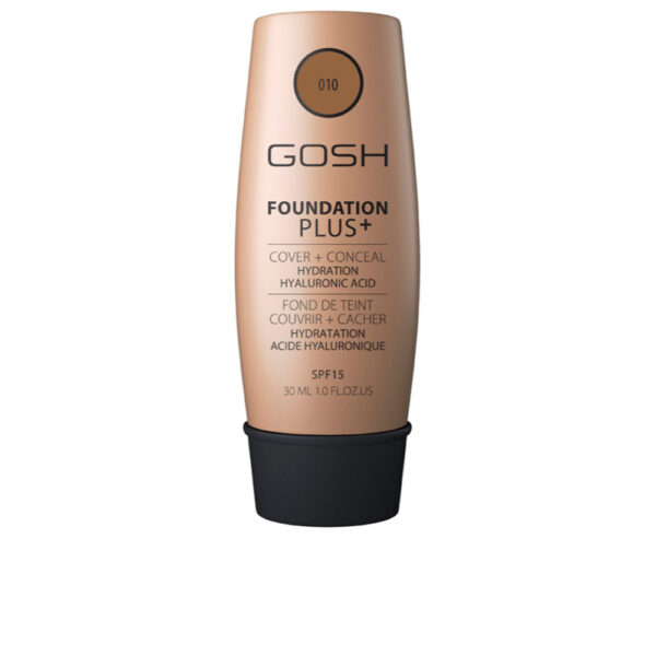FOUNDATION PLUS+ cover&conceal SPF15 #010-tan 30 ml by Gosh
