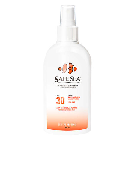 CREMA SOLAR ECOFRIENDLY especial medusas SPF30 vaporizador 100 ml by Safe Sea