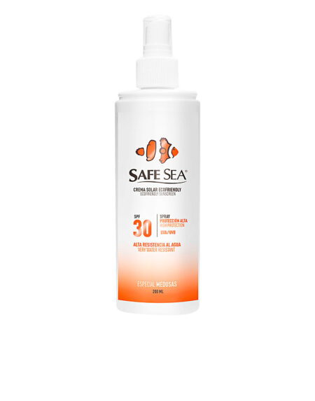 CREMA SOLAR ECOFRIENDLY especial medusas SPF30 vaporizador 200 ml by Safe Sea