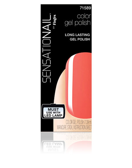 SENSATIONAIL gel color #coral sunset 7
