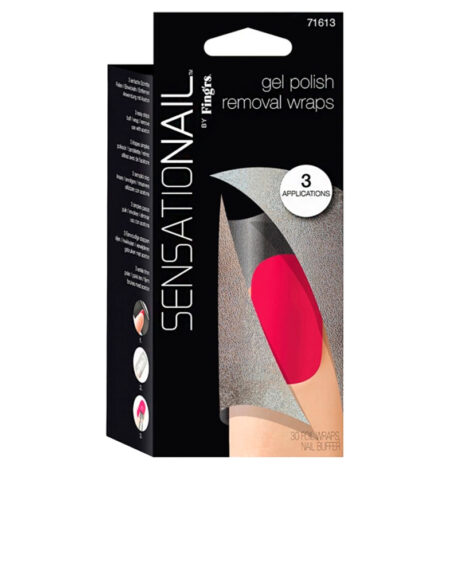 SENSATIONAIL gel polish removal wraps 30 uds by Fing'rs