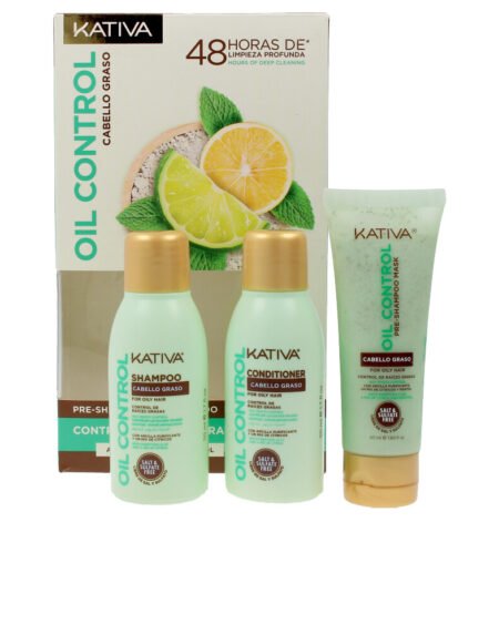 OIL CONTROL KIT 48h LOTE 3 pz by Kativa