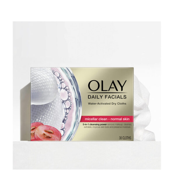 CLEANSE daily facials micellar toallitas secas PN 30 uds by Olay
