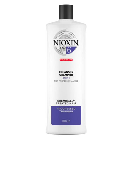 SYSTEM 6 shampoo volumizing very weak coarse hair 1000 ml by Nioxin
