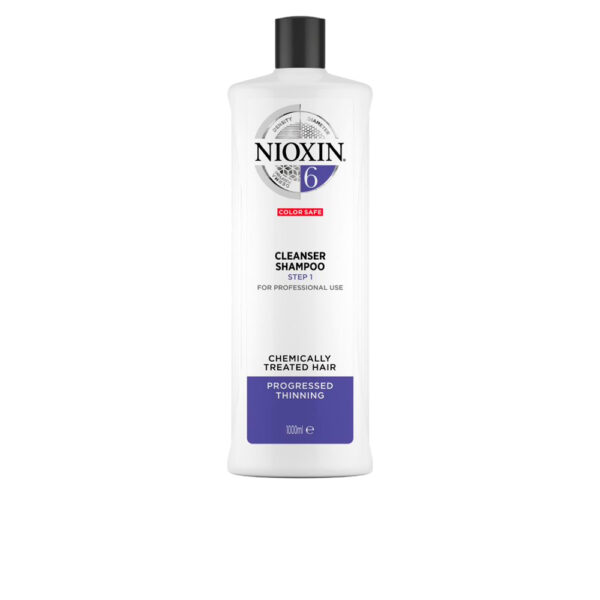 SYSTEM 6 shampoo volumizing very weak coarse hair 1000 ml by Nioxin