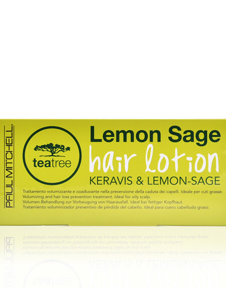 TEA TREE LEMON SAGE hair lotion 12 x 6 ml by Paul Mitchell