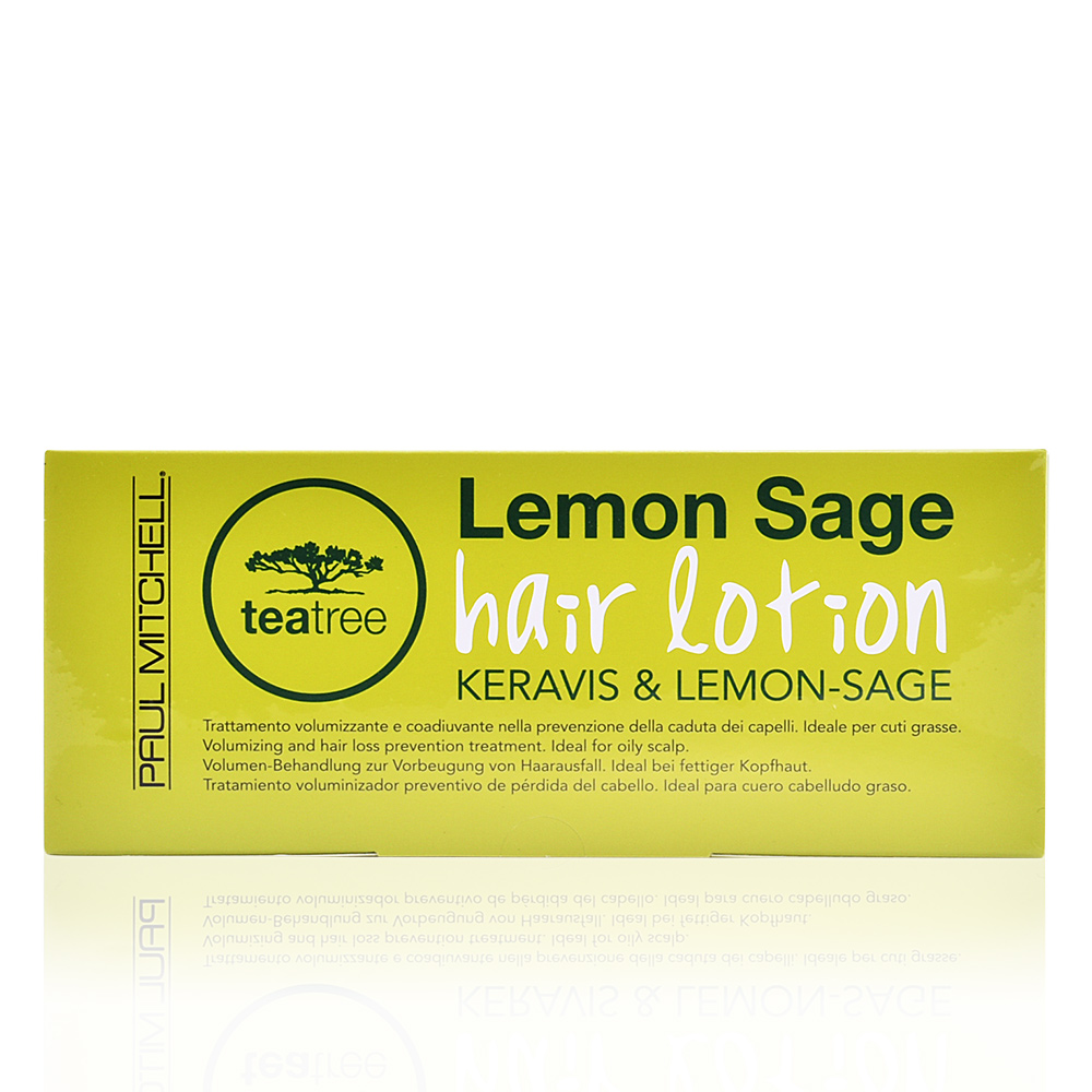 TEA TREE LEMON SAGE hair lotion 12 x 6 ml by Paul Mitchell