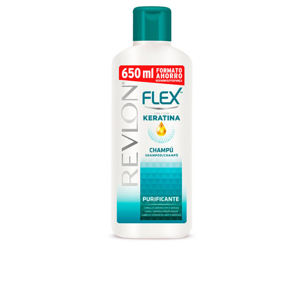 FLEX KERATIN shampoo purifiant oily hair 650 ml by Revlon