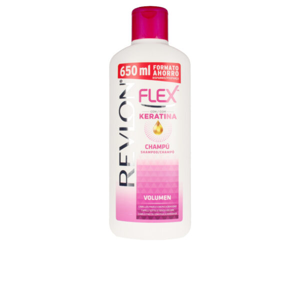 FLEX KERATIN shampoo volume thin hair 650 ml by Revlon