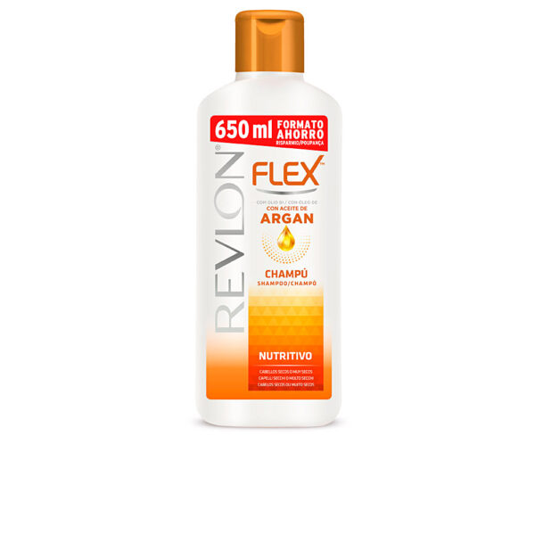 FLEX KERATIN shampoo nourishing argan oil 650 ml by Revlon