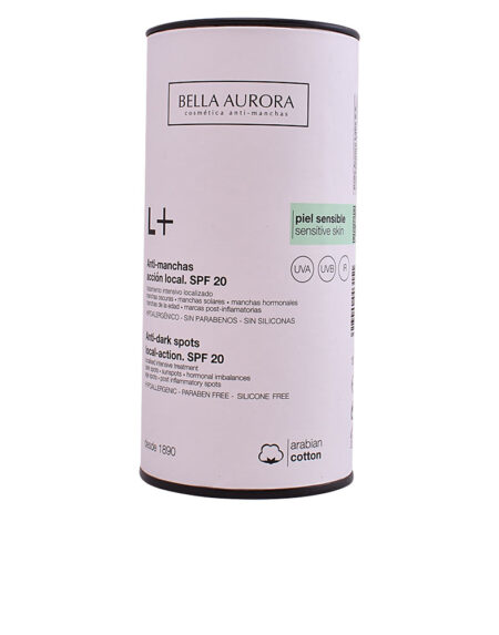 L+ manchas localizadas SPF20 piel sensible 10 ml by Bella Aurora