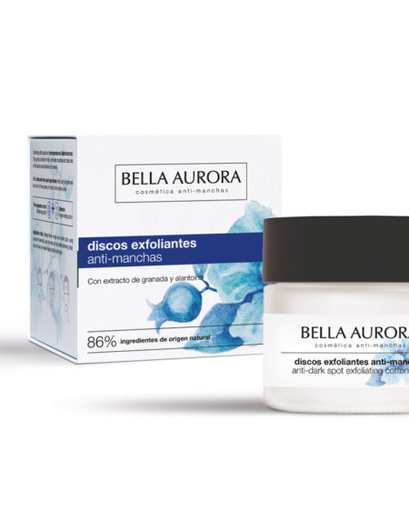 LIMPIEZA FACIAL discos exfoliantes anti-manchas 30 uds by Bella Aurora