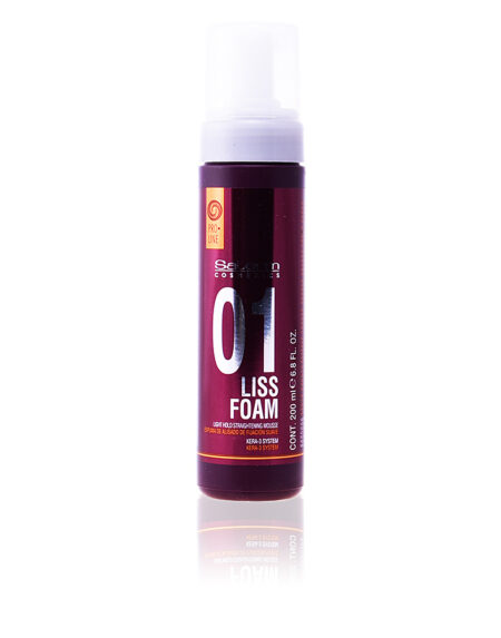 LISS FOAM light hold straightening mousse 200 ml by Salerm