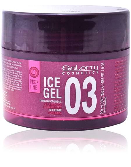 ICE gel 03 strong hold styling gel 200 ml by Salerm