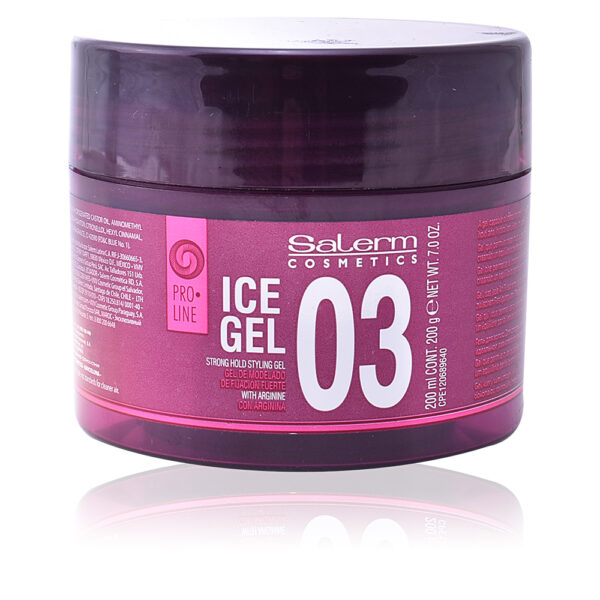 ICE gel 03 strong hold styling gel 200 ml by Salerm