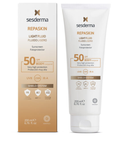 REPASKIN CORPORAL SPF50 fluido ligero 200 ml by Sesderma