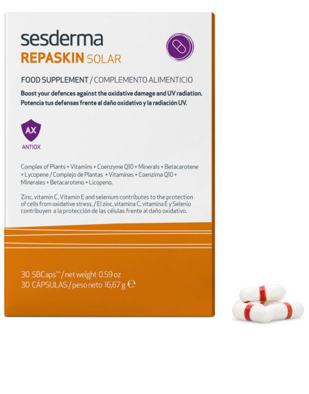 REPASKIN CAPSULAS food suplement antiox 30 uds by Sesderma