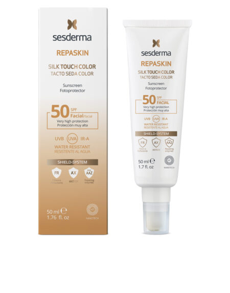 REPASKIN FACIAL SPF50 tacto seda con color 50 ml by Sesderma