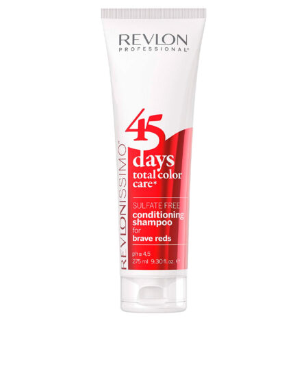 45 DAYS 2in1 shampoo & conditioner for brave reds 275 ml by Revlon