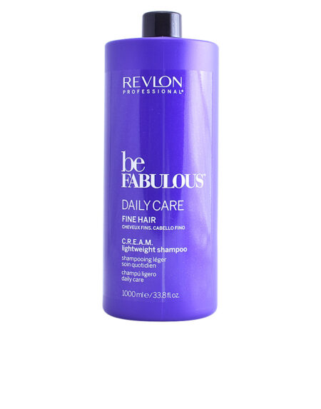 BE FABULOUS daily care fine hair cream shampoo 1000 ml by Revlon