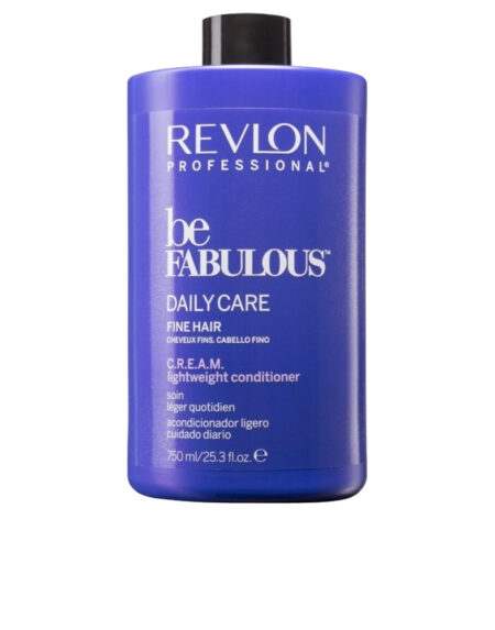 BE FABULOUS daily care fine hair cream conditioner 750 ml by Revlon