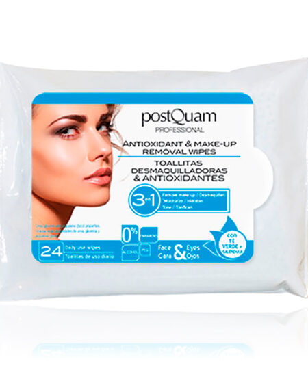 REMOVAL WIPES antioxidant make up  24 uds by Postquam
