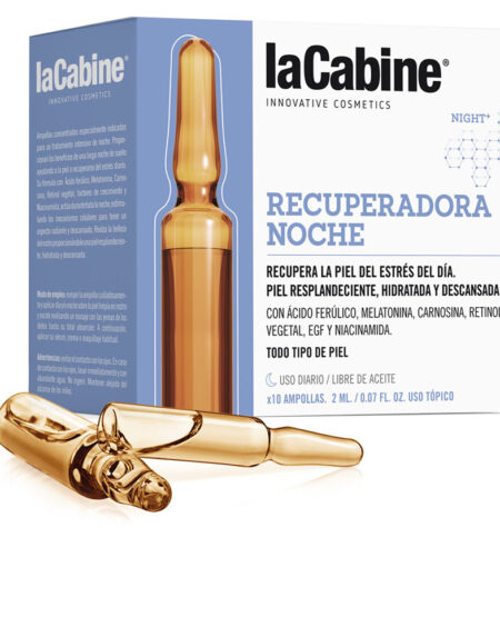 AMPOLLLAS RECUPERADORA NOCHE 10 x 2ml by La Cabine