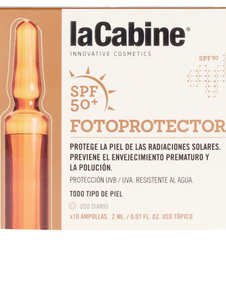AMPOLLAS FOTO PROTECTOR SPF50 ampollas 10X2 ml by La Cabine