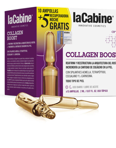 AMPOLLAS COLÁGENO 10X2 ml + RECUPERADORA NOCHE 5X2 ml by La Cabine
