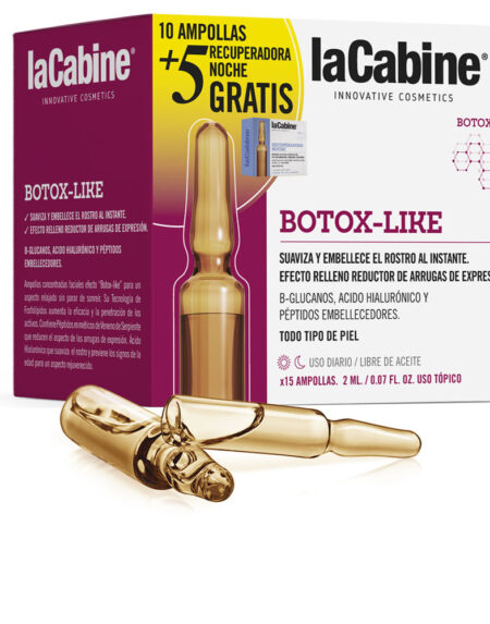 AMPOLLAS BOTOX 10X2 ml + RECUPERADORA NOCHE 5X2 ml by La Cabine
