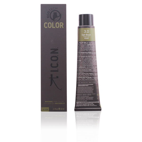 ECOTECH COLOR natural color #3.0 dark brown 60 ml by I.C.O.N.