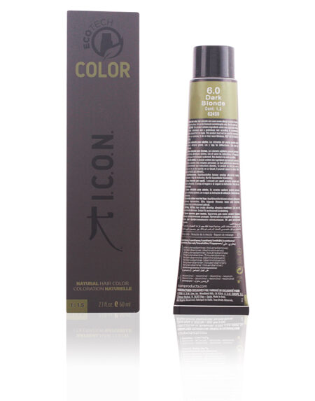 ECOTECH COLOR natural color #6.0 dark blonde 60 ml by I.C.O.N.