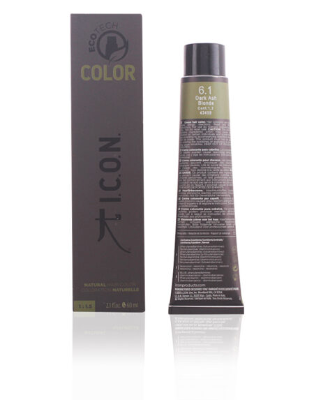 ECOTECH COLOR natural color #6.1 dark ash blonde 60 ml by I.C.O.N.