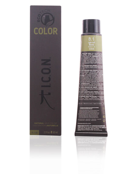 ECOTECH COLOR natural color #8.1 light ash blonde 60 ml by I.C.O.N.