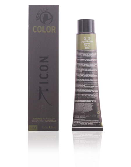 ECOTECH COLOR natural color #5.3 light golden brown 60 ml by I.C.O.N.