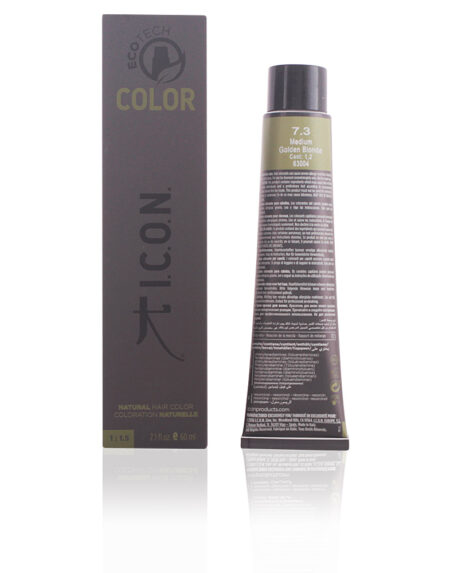 ECOTECH COLOR natural color #7.3 medium golden blonde 60 ml by I.C.O.N.