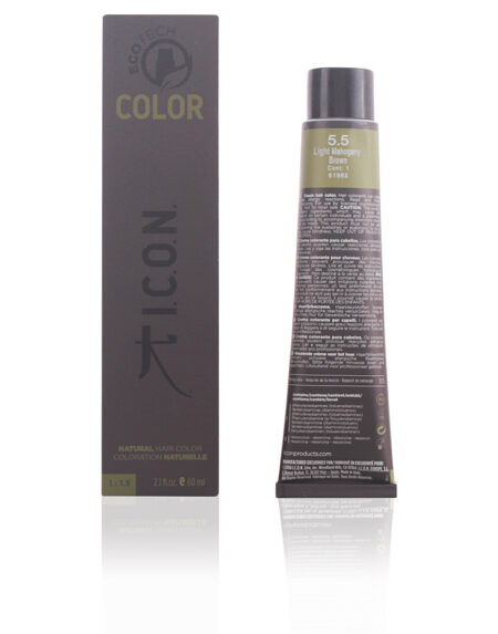 ECOTECH COLOR natural color #5.5 light mahogany brown 60 ml by I.C.O.N.