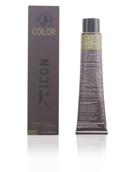ECOTECH COLOR natural color #5.7 light violet brown 60 ml by I.C.O.N.