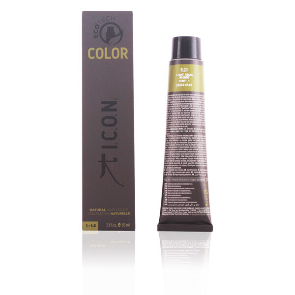 ECOTECH COLOR natural color #8.21 light pearl blonde 60 ml by I.C.O.N.