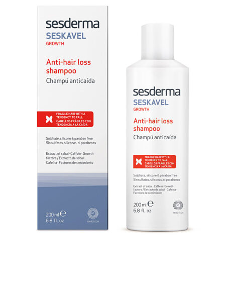 SESKAVEL GROWTH champú anticaída 200 ml by Sesderma